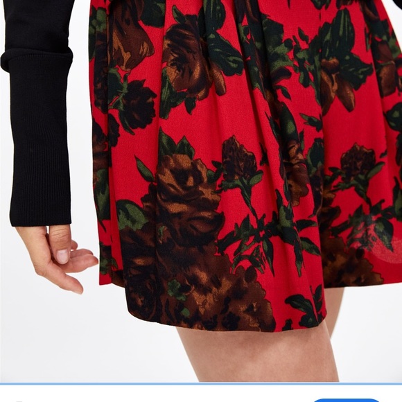 Zara red floral matching set - Picture 7 of 7